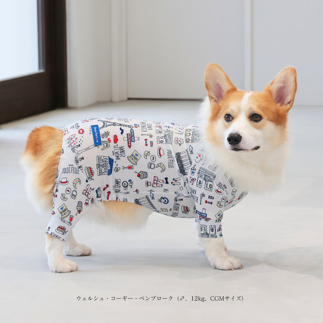 Buzz Factory バズファクトリー カラフルロンパース 胴長・短足わん