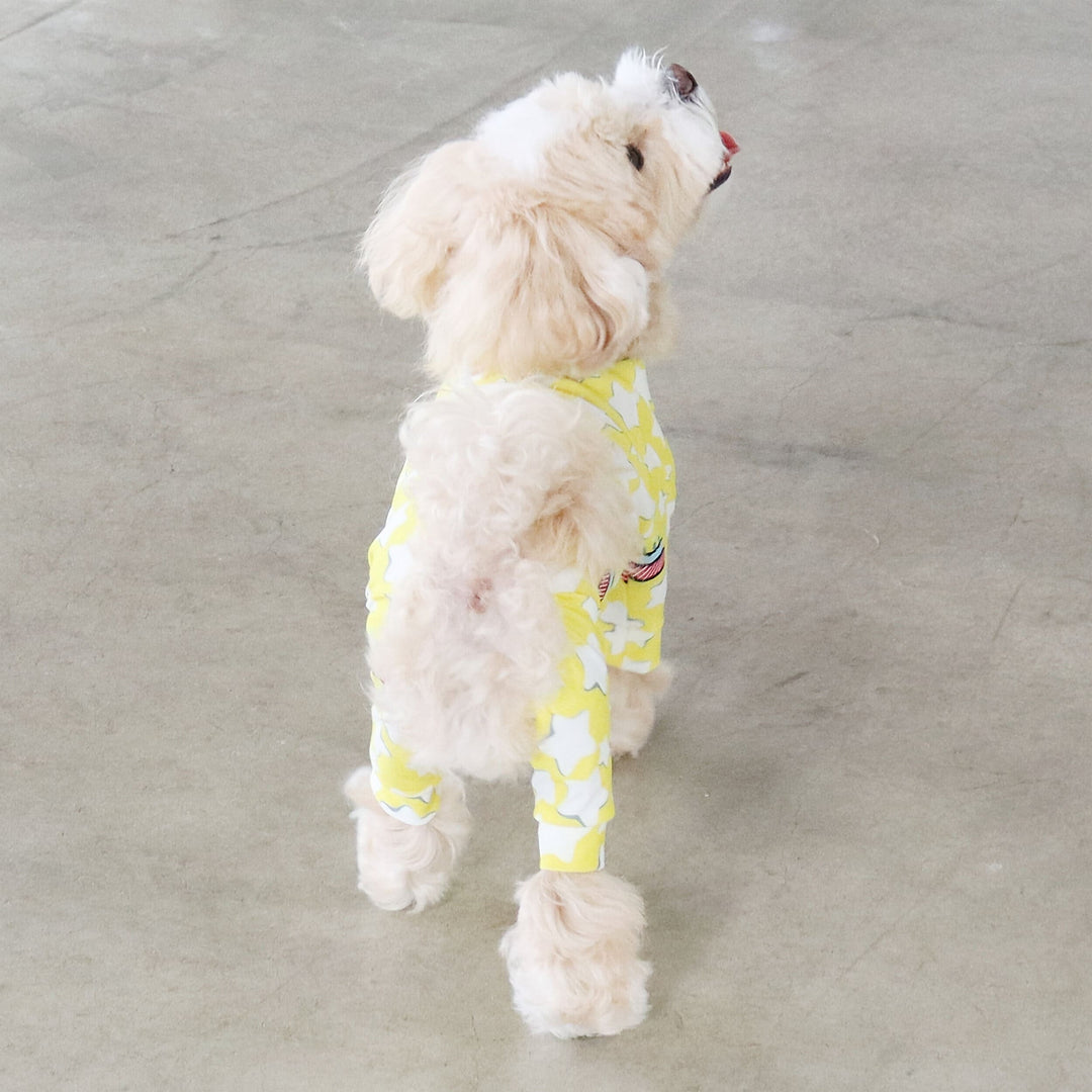 ペット用ダウン　キラキラ　ペア　トイプードル　サイズSS Buzz Factory バズファクトリー カラフルロンパース バースデー
