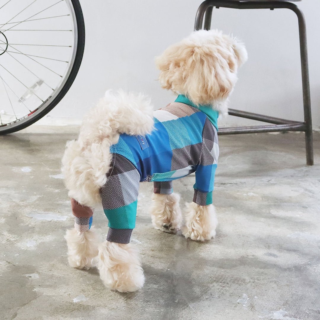 Buzz Factory バズファクトリー カラフルロンパース チェック 日本製