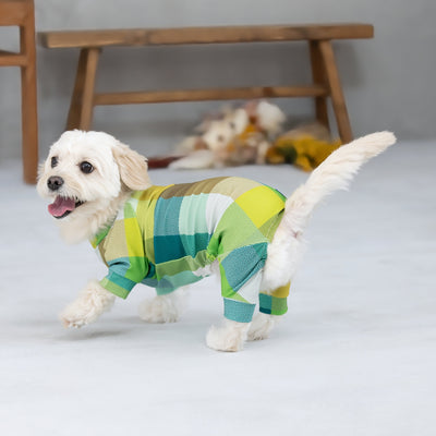 【再入荷】カラフルロンパース チェック