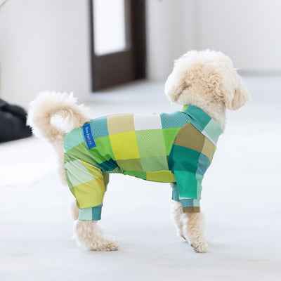 【再入荷】カラフルロンパース チェック