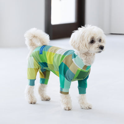 【再入荷】カラフルロンパース チェック