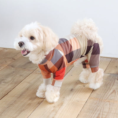 【再入荷】カラフルロンパース チェック