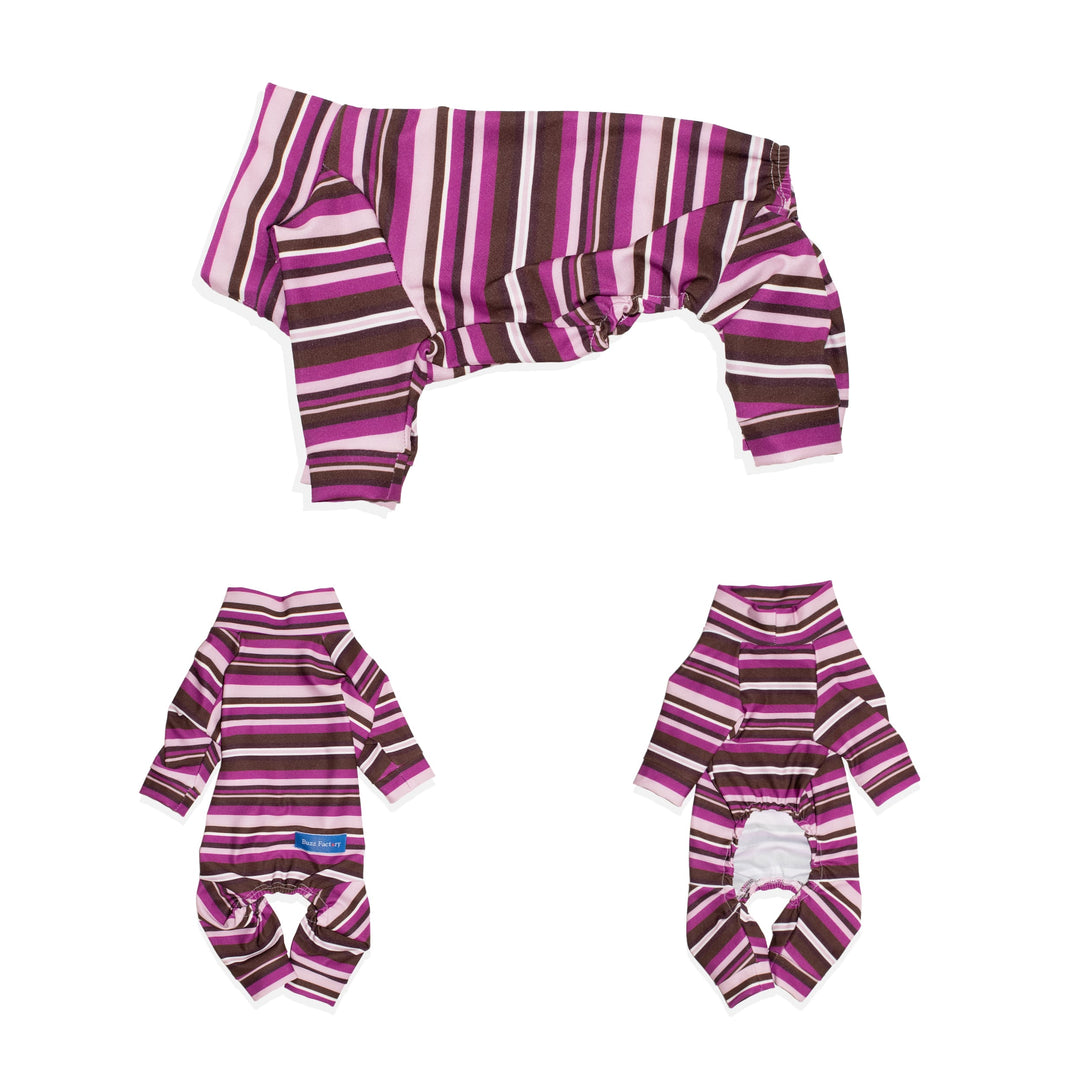 Buzz Factory バズファクトリー カラフルロンパース ボーダー 日本製