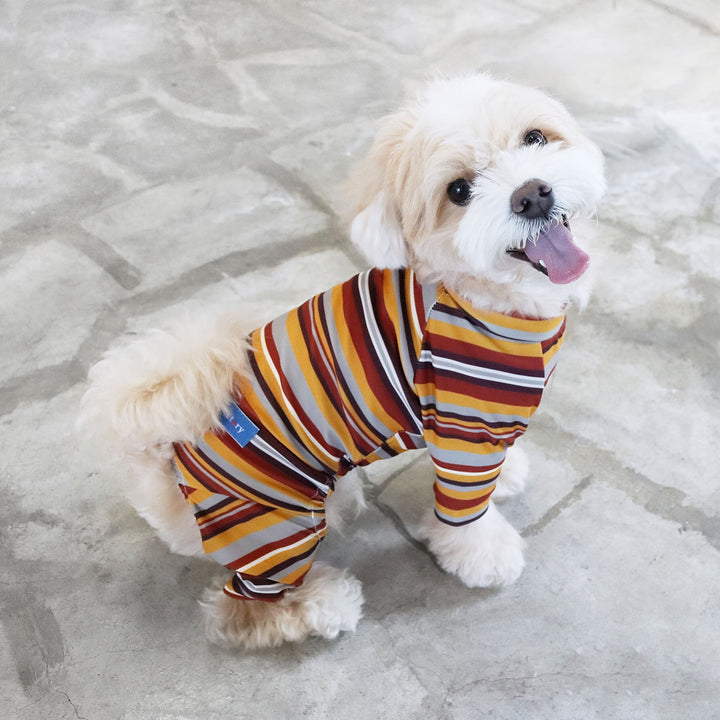 Buzz Factory バズファクトリー カラフルロンパース ボーダー 日本製