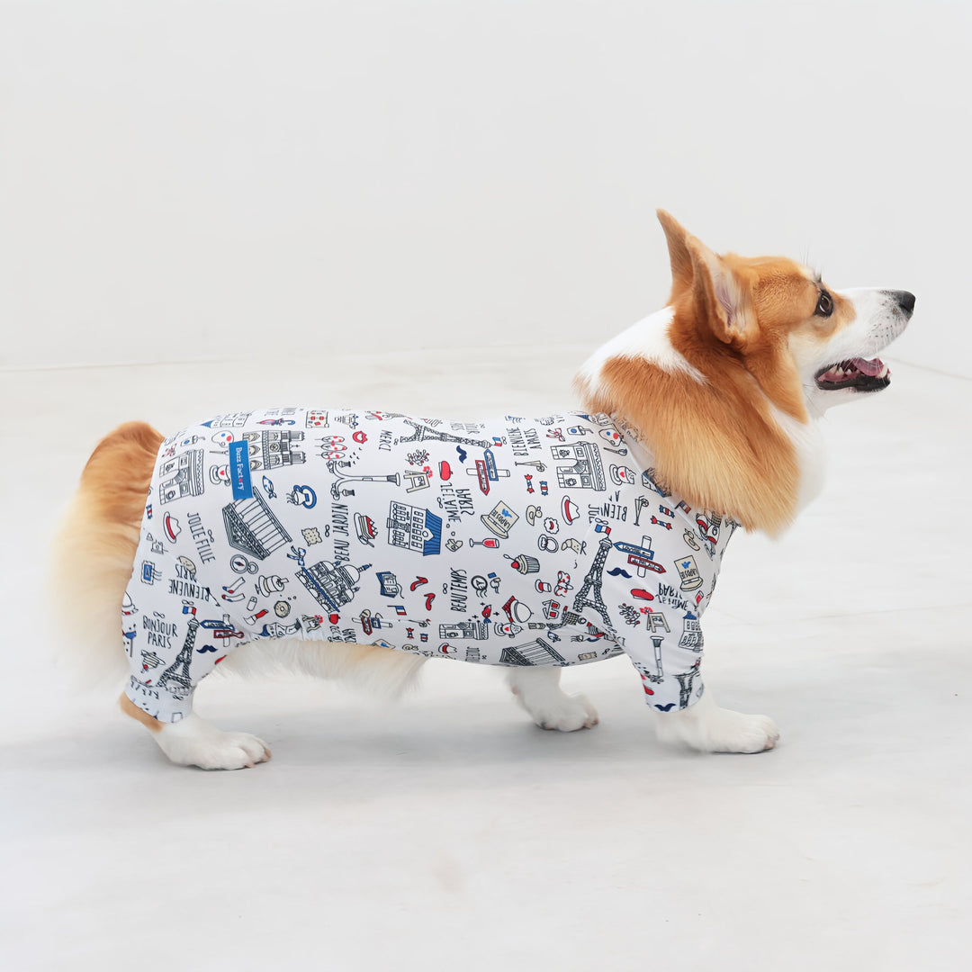 Buzz Factory バズファクトリー カラフルロンパース 胴長・短足わん