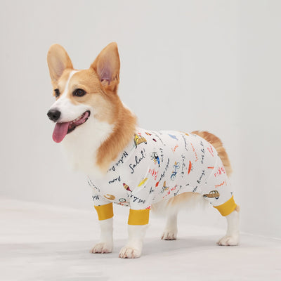 【新入荷】カラフルロンパース 胴長・短足わんちゃん向け