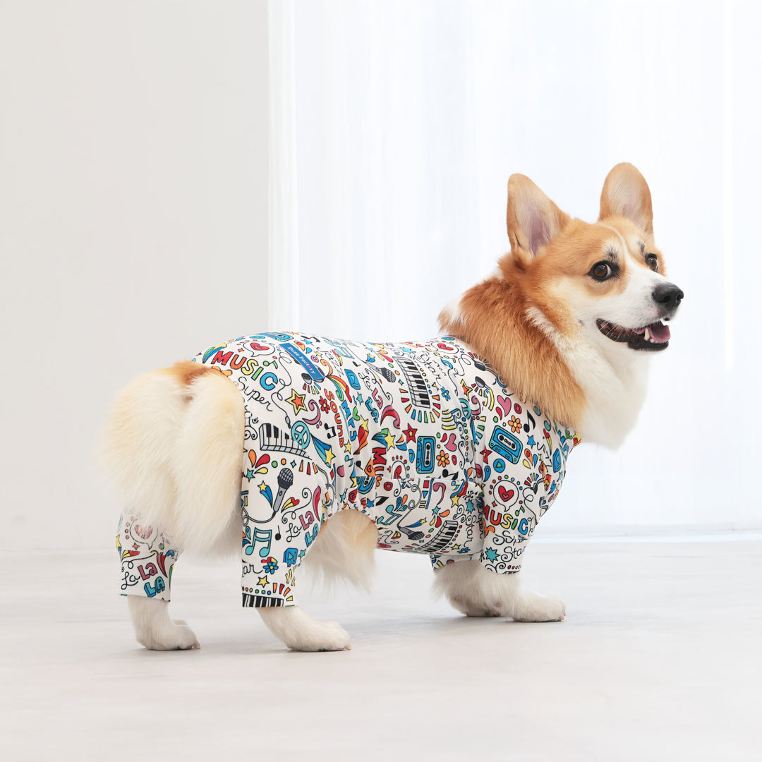 【ウィッグオーダー】短足コーギーページ(2月11日使用) Buzz Factory バズファクトリー カラフルロンパース 胴長・短足わん