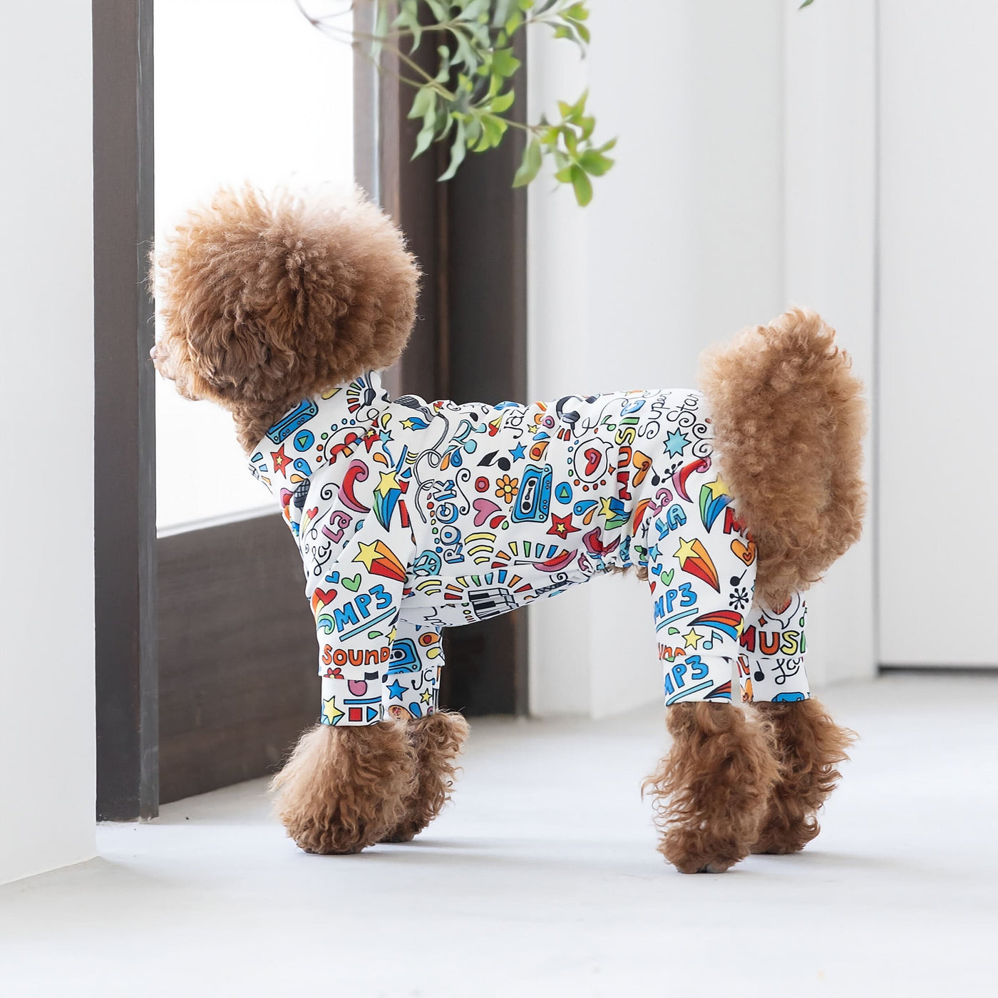 【再入荷】カラフルロンパース ミュージック