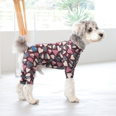 【新入荷】カラフルロンパース アニマルハート