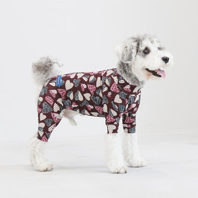 【新入荷】カラフルロンパース アニマルハート