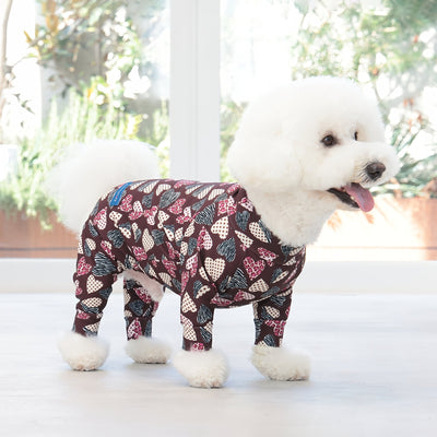 【新入荷】カラフルロンパース アニマルハート