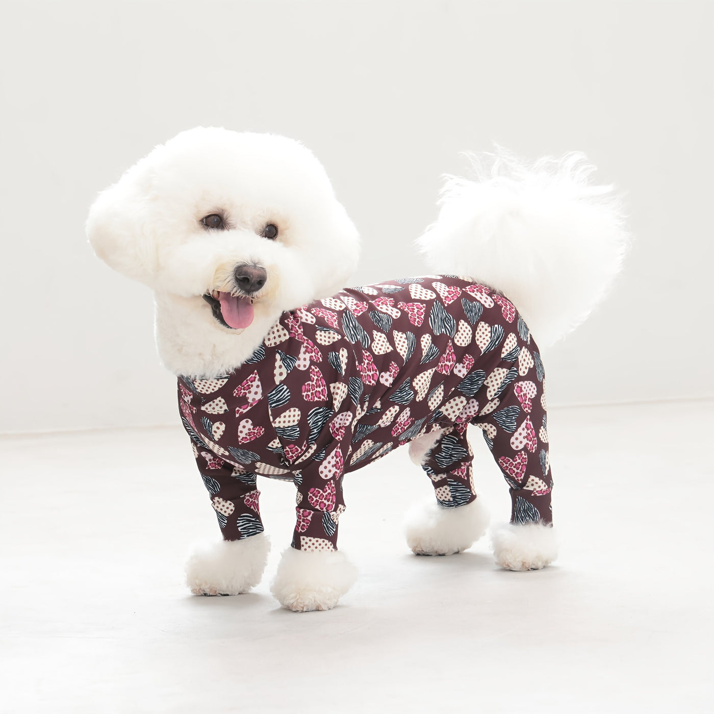 【新入荷】カラフルロンパース アニマルハート