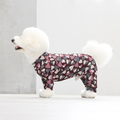 【新入荷】カラフルロンパース アニマルハート