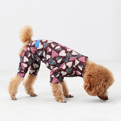 【新入荷】カラフルロンパース アニマルハート