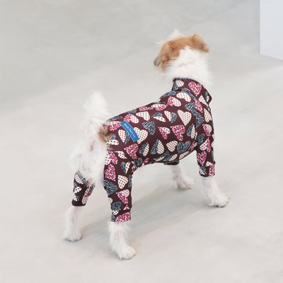 【新入荷】カラフルロンパース アニマルハート