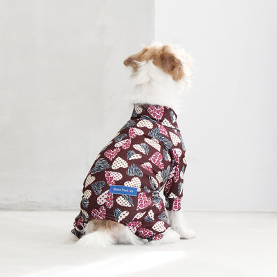 【新入荷】カラフルロンパース アニマルハート