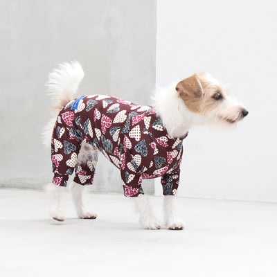 【新入荷】カラフルロンパース アニマルハート