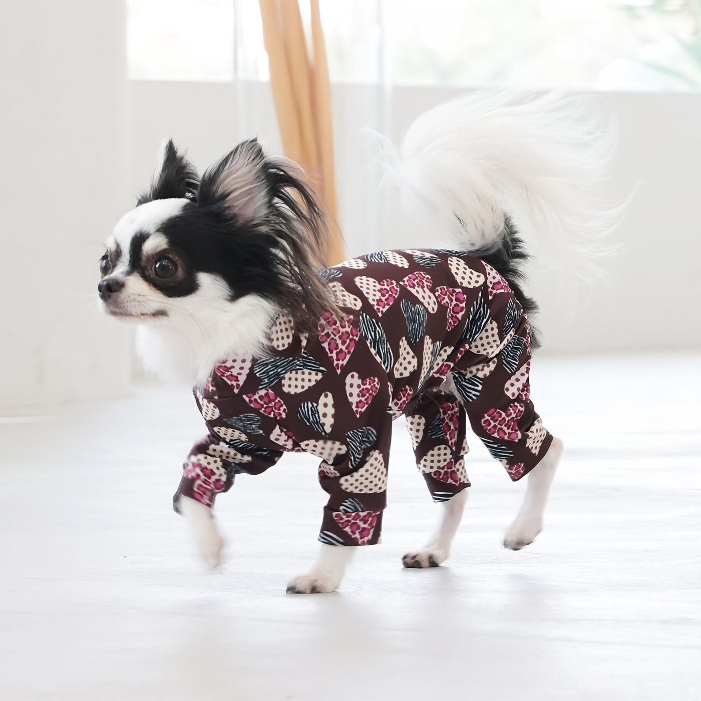 【新入荷】カラフルロンパース アニマルハート