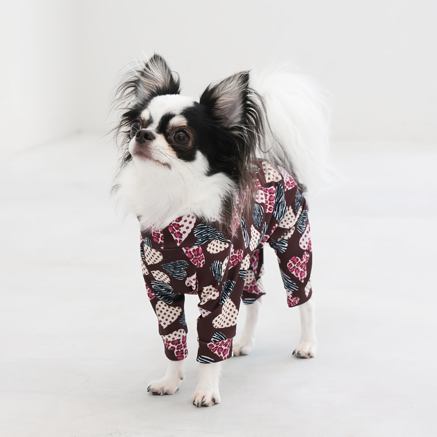 【新入荷】カラフルロンパース アニマルハート