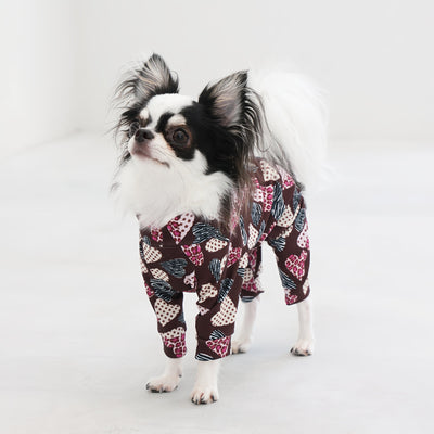 【新入荷】カラフルロンパース アニマルハート