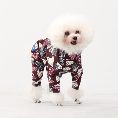 【新入荷】カラフルロンパース アニマルハート