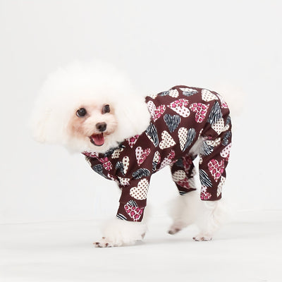 【新入荷】カラフルロンパース アニマルハート