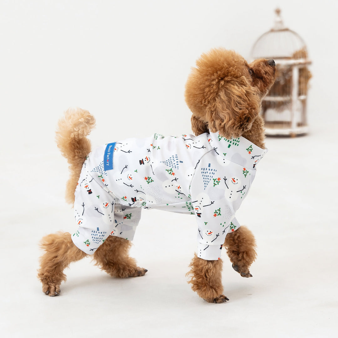 犬ちゃん Buzz Factory カラフルロンパース スノーマン 日本製 ドッグ