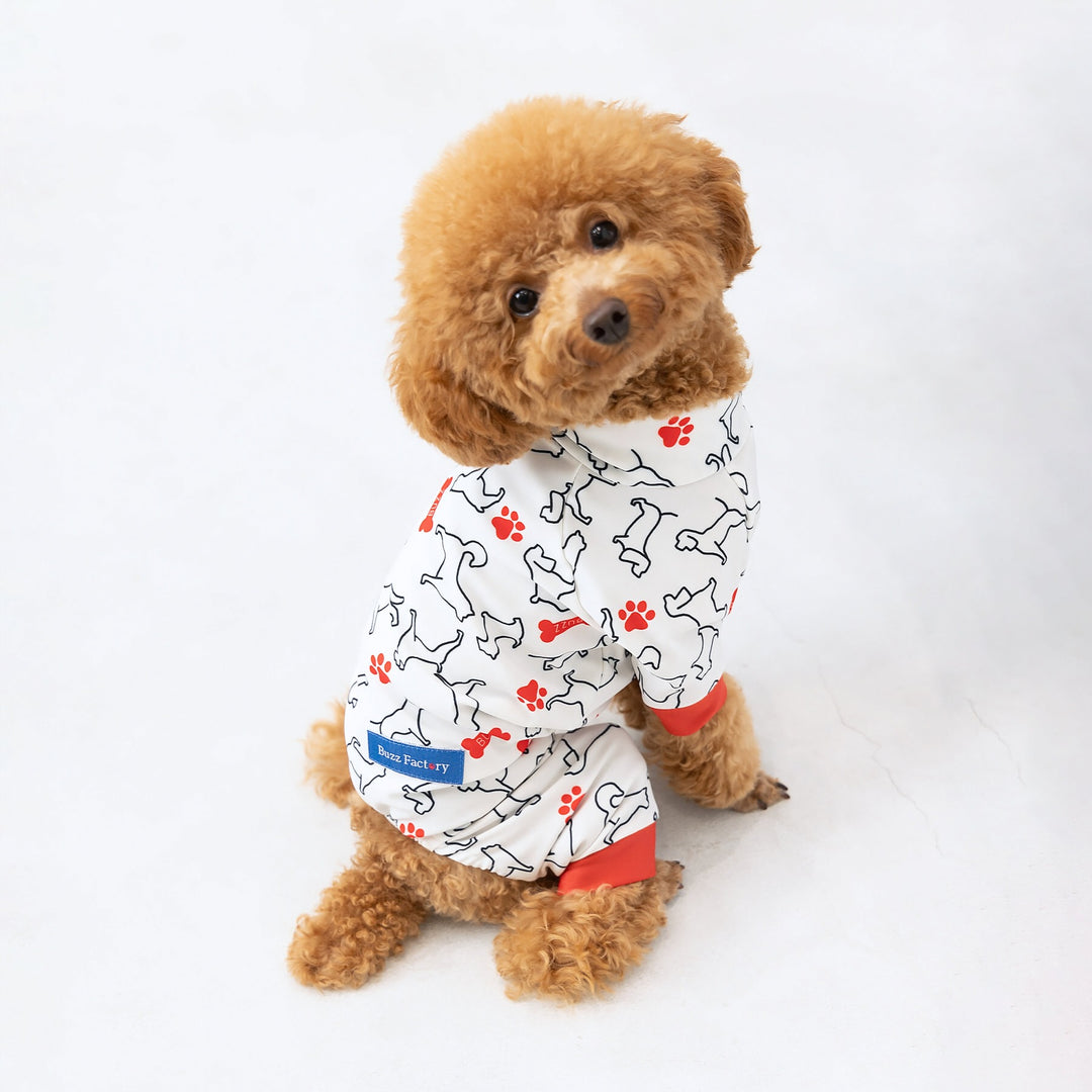 Buzz Factory カラフルロンパース ドッグカーニバル 日本製 ドッグ