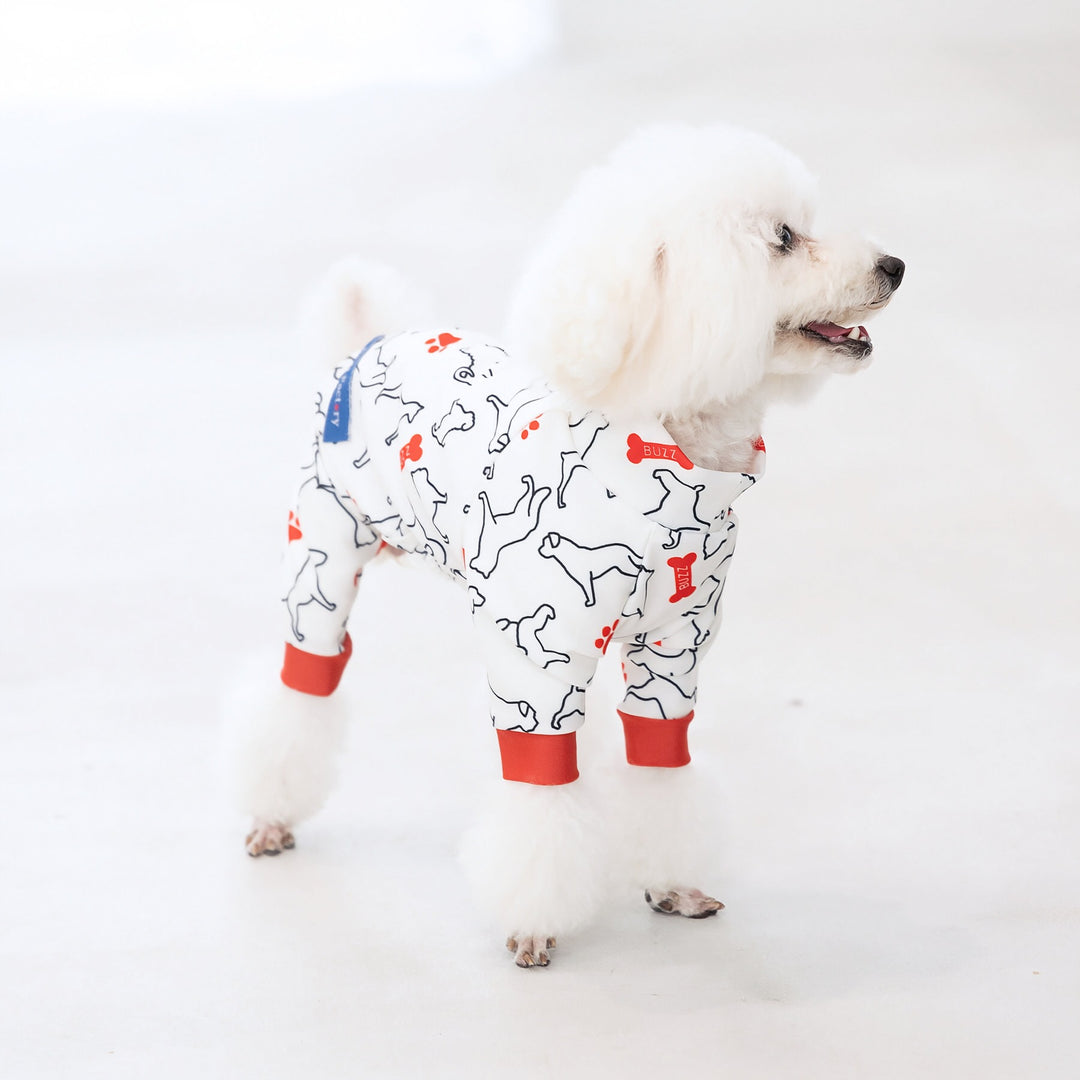 Buzz Factory カラフルロンパース ドッグカーニバル 日本製 ドッグ