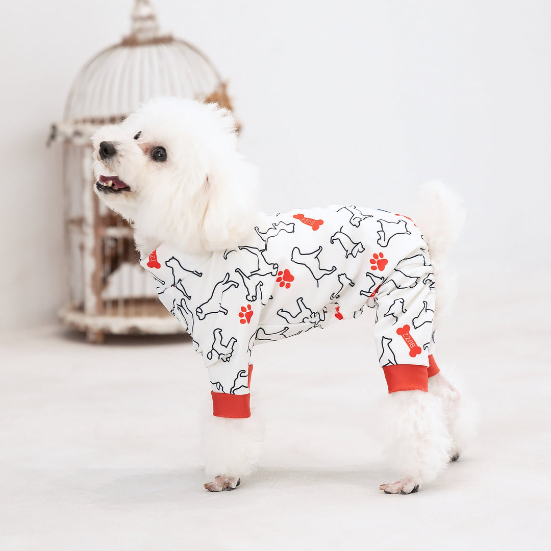 Buzz Factory カラフルロンパース ドッグカーニバル 日本製 ドッグ