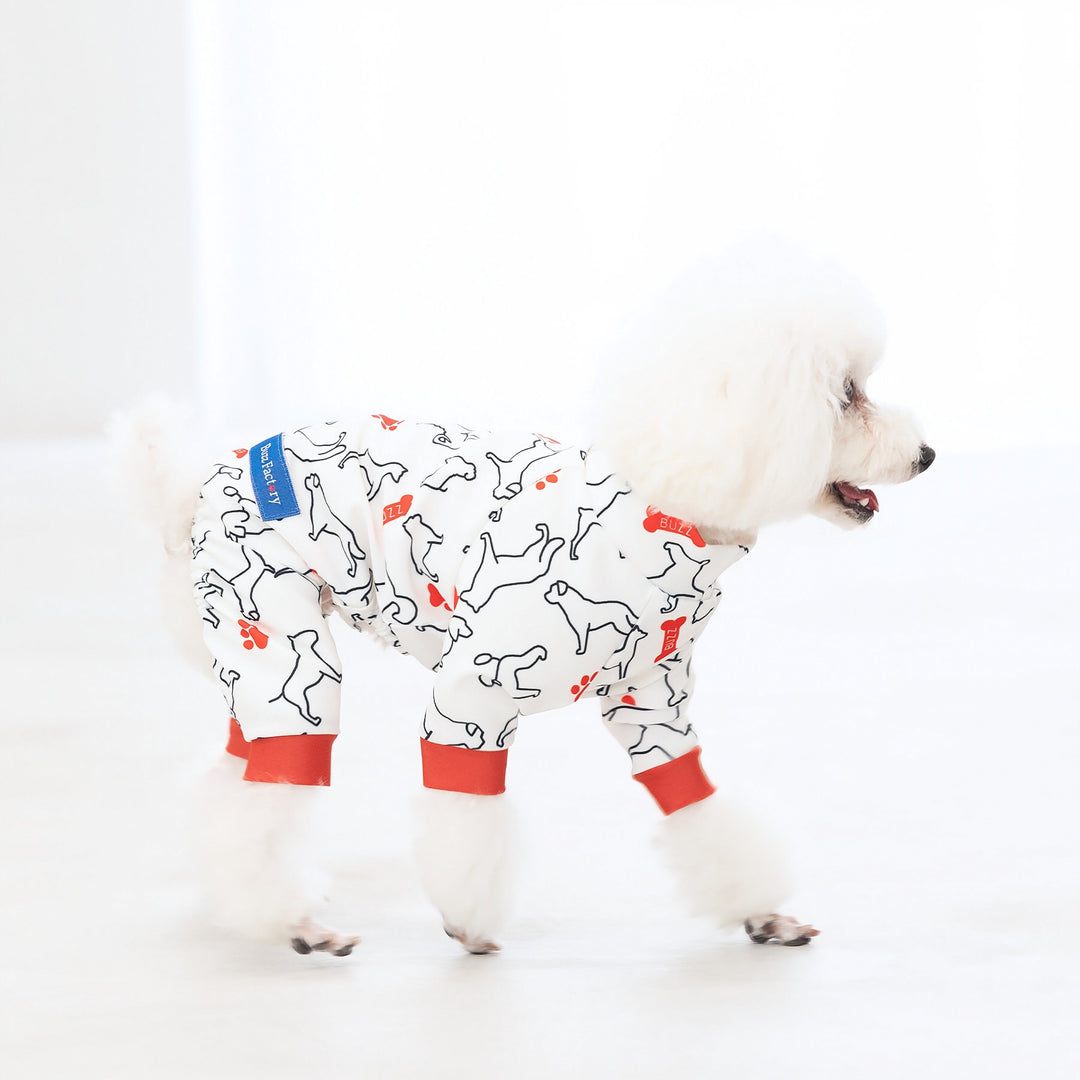 Buzz Factory カラフルロンパース ドッグカーニバル 日本製 ドッグ
