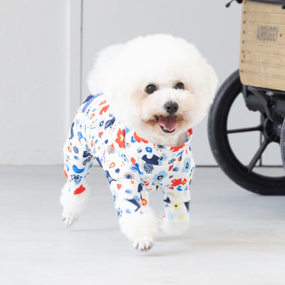【新入荷】カラフルロンパース 北欧ポップ