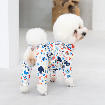 【新入荷】カラフルロンパース 北欧ポップ