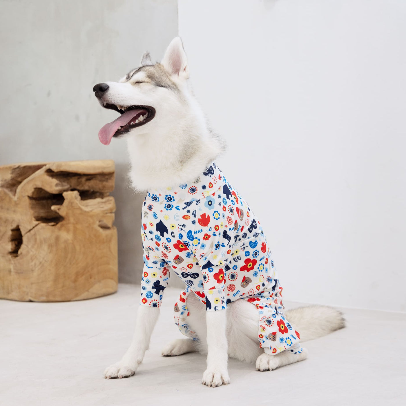 【新入荷】カラフルロンパース 北欧ポップ