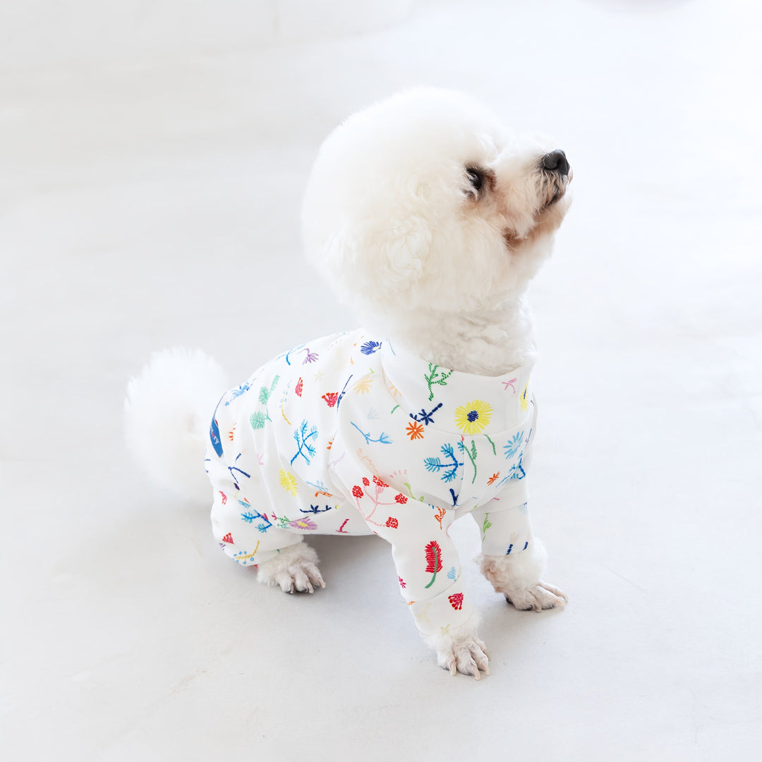 Buzz Factory バズファクトリー カラフルロンパース フラワーポップ