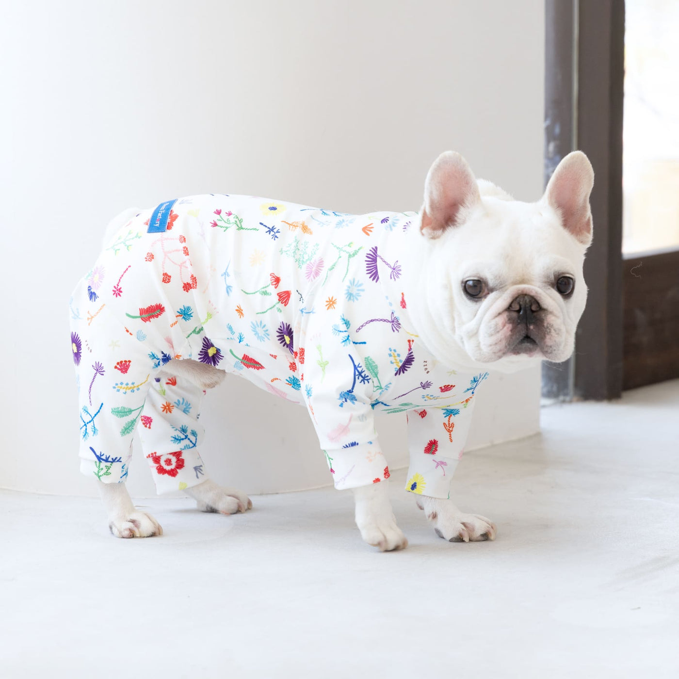 【新入荷】カラフルロンパース フラワーポップ