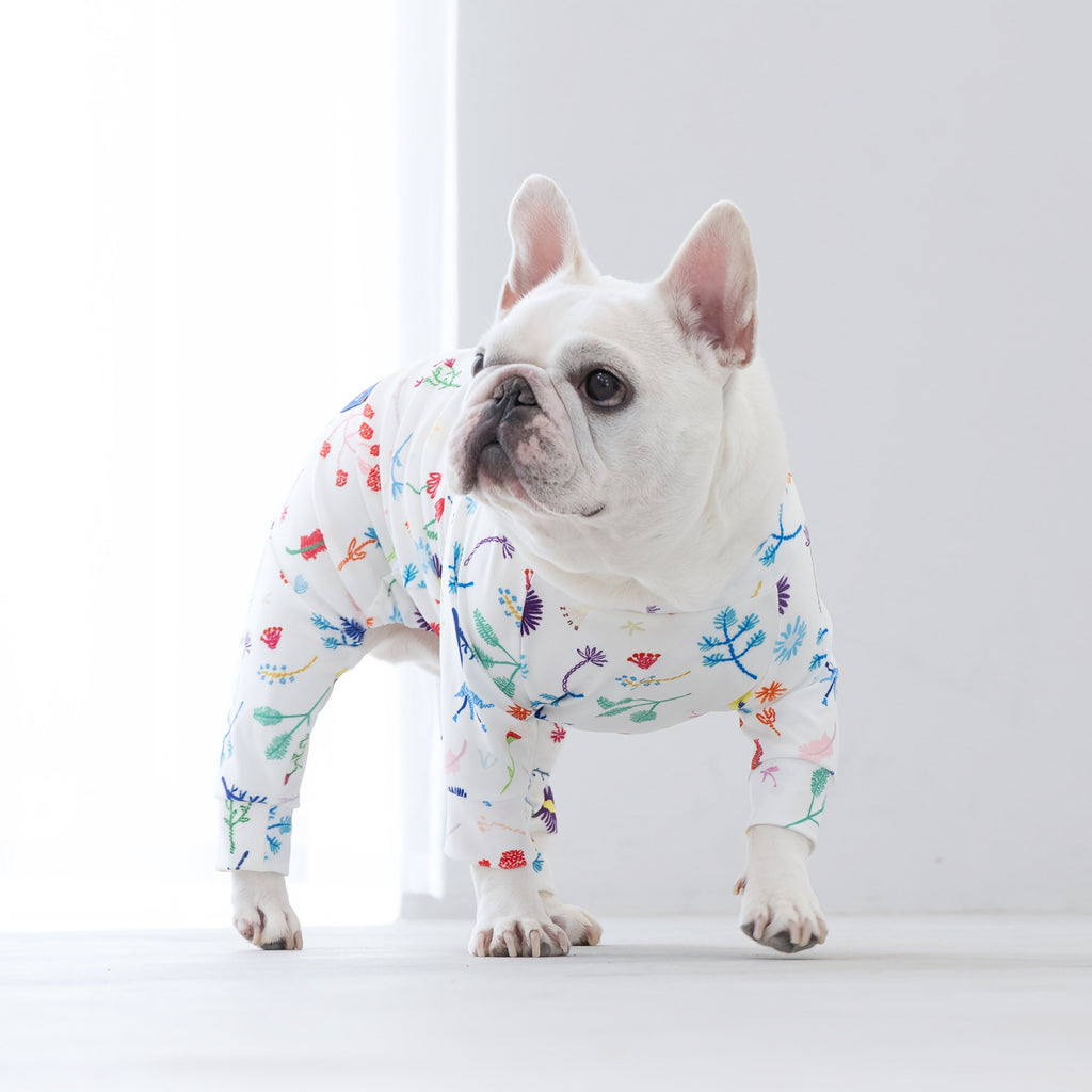 Buzz Factory バズファクトリー カラフルロンパース フラワーポップ