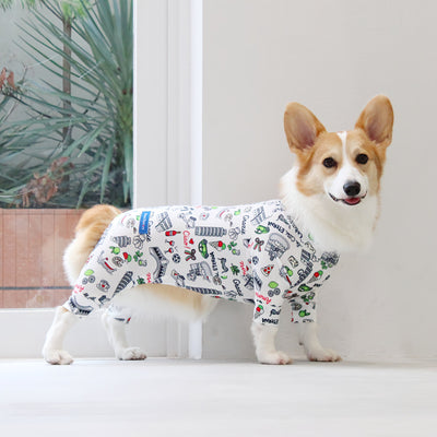 【新入荷】カラフルロンパース 胴長・短足わんちゃん向け