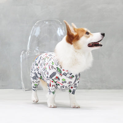 【新入荷】カラフルロンパース 胴長・短足わんちゃん向け