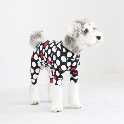 【新入荷】カラフルロンパース アップルドット