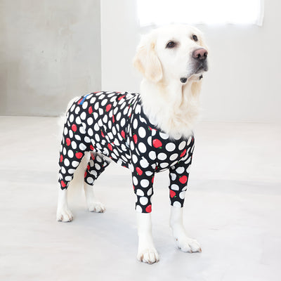 【新入荷】カラフルロンパース アップルドット