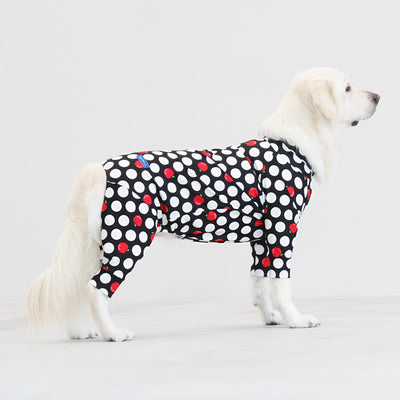 【新入荷】カラフルロンパース アップルドット