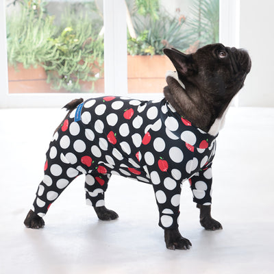 【新入荷】カラフルロンパース アップルドット