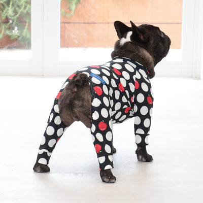 【新入荷】カラフルロンパース アップルドット