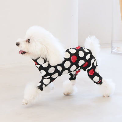 【新入荷】カラフルロンパース アップルドット