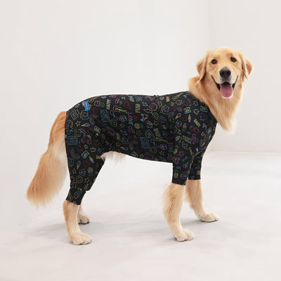 【新入荷】カラフルロンパース ブラックアート